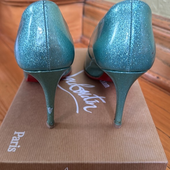Christian Louboutin - Simple Pumps SL522 Blue US 8.5 - Picture 4 of 8